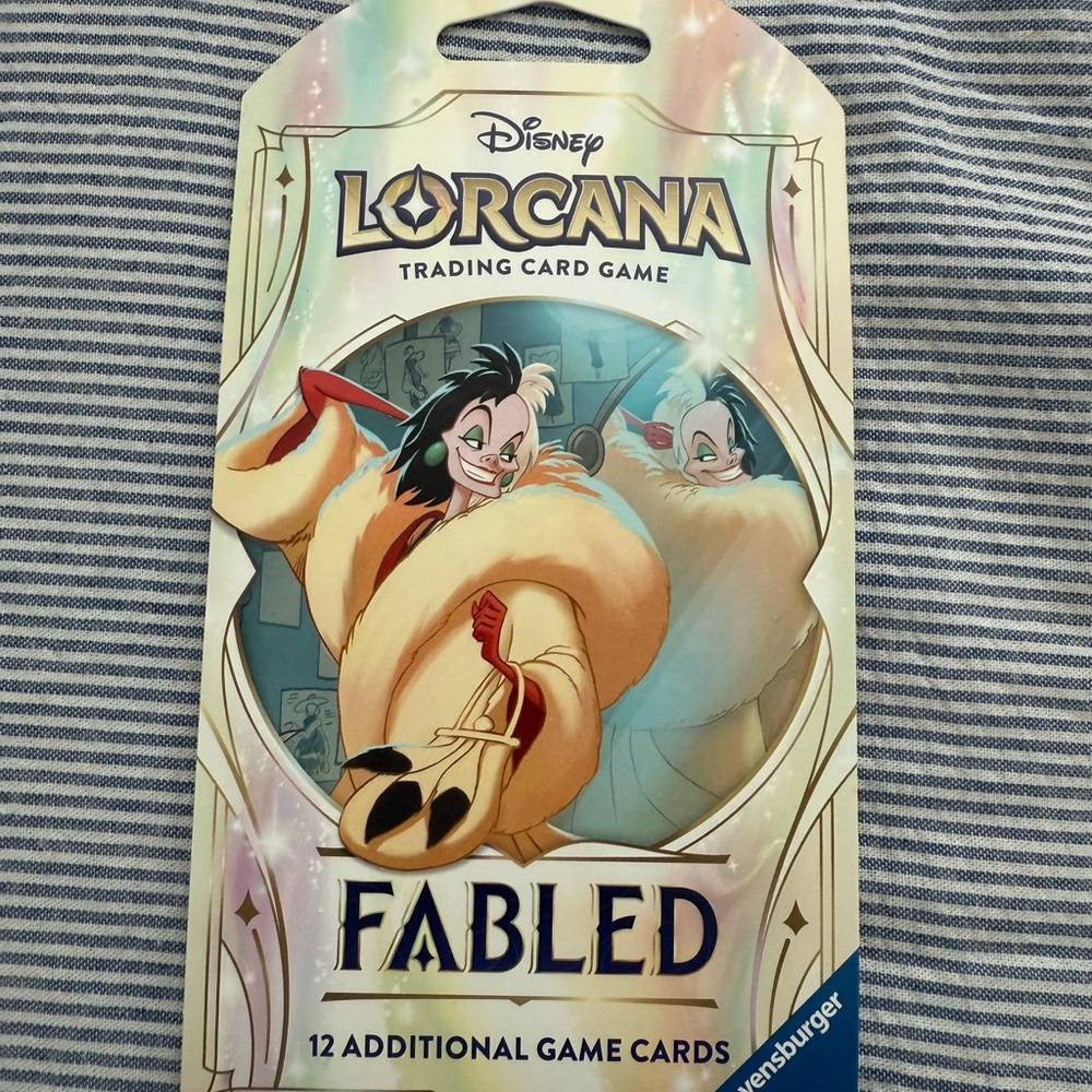 NWT Disney Lorcana Trading Card Game - Fabled Pack